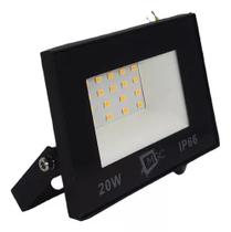 Refletor Led Holofote 20w Luz Quente Amarela Ip66 3000k A Prova De agua IP66 Bivolt 110/220v decoração