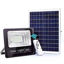 Refletor Led Holofote 300w Placa Solar Ip66 Solar Light - MAXI FERRAMENTAS