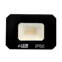 Refletor Led Holofote 30W Amarelo 3000k Prova D'agua Bivolt