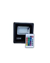 Refletor Led Holofote 30w Bivolt Prova D'água Ip66 RGB COLORIDA