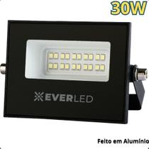 Refletor Led Holofote 30w Cor Da Carcaça Preto 110v/22 Refletor Led Holofote 30w Cor Da Carcaça Preto 110v/22