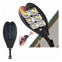 Refletor LED Holofote 70W Prova Dágua Externa Solar Sensor Movimento Controle Remoto Garagem Quintal