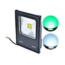 Refletor Led Holofote Para Jardim Casa Luminária 30w Ip66
