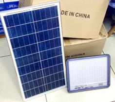 Refletor Led Holofote Solar 800W Com Placa Bateria Prova Dágua Com controlador - JORTAN