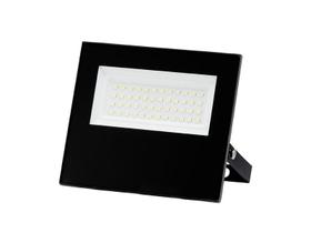 Refletor Led Holofote Taschibra 50W 3000K TRLED Slim Preto