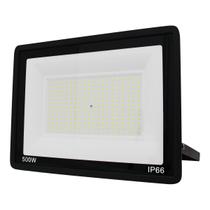 Refletor Led Holofote Ultra Thin Microled Bivolt 500w Garagem Linha Premium Ip66 Pronta Entrega