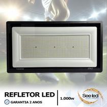 Refletor LED Holotote Profissional 1.000w bivolt IP67 6.500K para estádio e campo de futebol