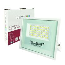 Refletor LED Ilumine Sua Casa 50W Branco