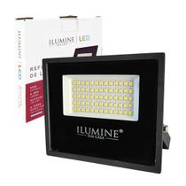 Refletor LED Ilumine Sua Casa 50W Preto