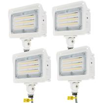 Refletor LED Kadision 50W 3CCT com sensor crepuscular IP65, kit com 4 unidades Refletor LED Kadision 50W 3CCT com sensor crepuscular IP65, kit com 4 unidades