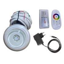 Refletor Led Luminaria RGB Iluminação Para Piscina 6w Veico