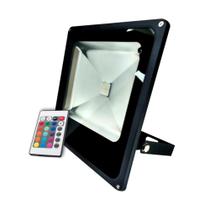 Refletor LED Luminus 50W RGB Multicolorido LM3054