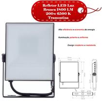 Refletor LED Luz Branca 1800 LM 200w 6500 K Tramontina