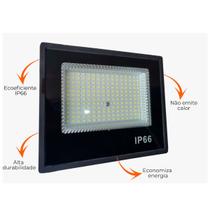 Refletor Led Minia Bivolt 300W IP66 Branco Frio