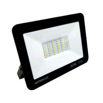 Refletor led nitrolux 30w 6500k preto smd - ONEAL