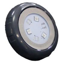 Refletor led para piscina rgb colorido 6w cinza - brustec Refletor led para piscina rgb colorido 6w cinza - brustec