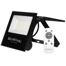 REFLETOR LED PLAY SOLAR 30w ALUMINÍO BIVOLT 110/220V IP65 BRANCO 6500k