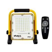 Refletor LED Portátil Recarregável 150W Luz Branca 6500K À Prova D'água IP65 Sem Fios, com Controle Remoto