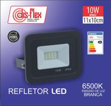 REFLETOR LED PRETO 10W 6500k 110 / 220V IP 66 SLIM , CAIXA 20 UNIDADES Cod.68.002 REFLETOR LED PRETO 10W 6500k 110 / 220V IP 66 SLIM , CAIXA 20 UNIDADES Cod.68.002