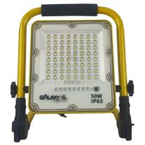 Refletor Led Recarregável 50W 6500K Portátil IP65