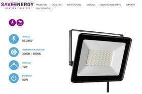 Refletor Led Save 50w 5500k Autovolt Se-270.3055 Refletor Led Save 50w 5500k Autovolt Se-270.3055