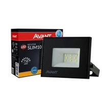 Refletor Led Slim 10w 3000k Bivolt 750lm Avant