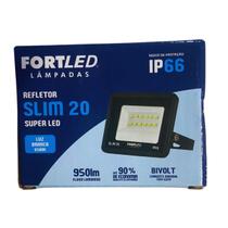 Refletor Led Slim 20 6500K Fortled 2441 Refletor Led Slim 20 6500K Fortled 2441