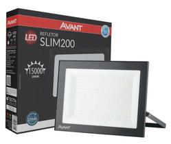 Refletor Led Slim 200w 6500k Bivolt 15000lm Avant