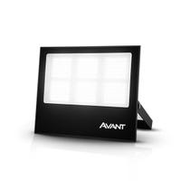 Refletor Led Slim 300w 6500k Branco Frio 110v/220v Ip65 a prova d'água Preto Cod: 259801377 Avant