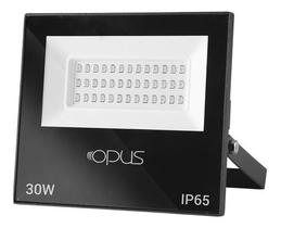 Refletor Led Slim 30W Bivolt Ip65 Preto Slim PREMIUM