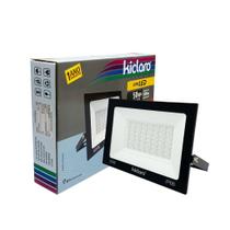 Refletor Led Slim 50W Bivolt Alumínio 21X3X14CM Resistente Água Kiclaro