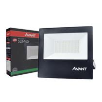 Refletor Led Slim 50w IP65 Verde Bivolt - Avant