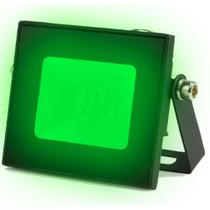 Refletor LED Slim 50W Luz Verde Para Jardim LUMIER