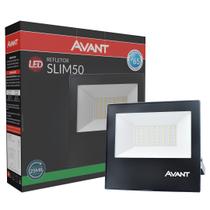 Refletor Led Slim 50W Verde Bivolt Avant