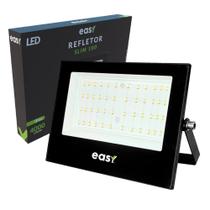 Refletor led slim smd 200w easy bivolt aluminio Refletor led slim smd 200w easy bivolt aluminio