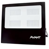 Refletor Led Slim200 Preto Bivolt 200W - 6500K Avant