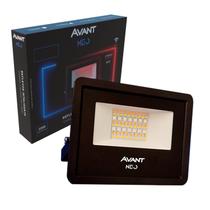 Refletor Led Smart Inteligente Wi Fi 30w RGB Colorido 110v/220v Bivolt Ip20 Preto Cod: 290308170 Avant Neo