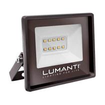 Refletor Led Smart Luz Verde 10W Preto Bivolt Lumanti