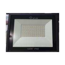 Refletor led smd 100w 6500k bivolt branco frio 8000 lumens