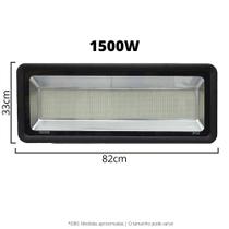 Refletor LED SMD 1500W Branco Frio 6500K Bivolt Iluminação Profissional Externa, Casa e Jardim