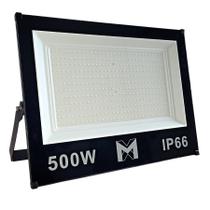 Refletor LED SMD 500w Holofote A Prova d'água Branco Frio 6500k Luz Branca Alta Potência Bivolt IP66 - MX