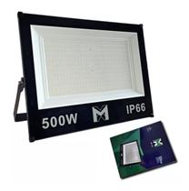 Refletor LED SMD 500w Holofote A Prova d'água Branco Frio 6500k Luz Branca Alta Potência Bivolt IP66 - MX