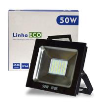 Refletor LED SMD ECO 50W Branco Frio 6500K UPLED