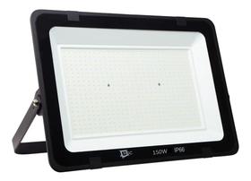 Refletor LED SMD Holofote 150w Branco Frio 6000K Resistente Prova Dágua Projetor Slim Luz Iluminação Piscina Fachada Condomínio Empresa Escritório