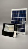 Refletor Led Solar 200w Branco-Frio À Prova D'água