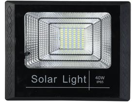 Refletor LED Solar 40W 6500K Branca - com Controle Remoto Gaya 9669