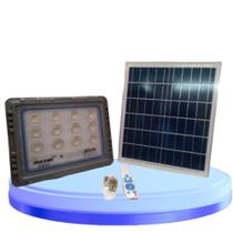 Refletor Led Solar Holofote 800W Com Placa Bateria Prova Dágua IP66 Frio Aluminio-JORTAN - JORTAN