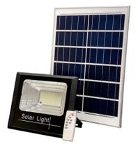 Refletor Led Solar Holofote ATP 400W Com Placa Bateria Prova Dágua Aluminio Refletor Led Solar Holofote ATP 400W Com Placa Bateria Prova Dágua Aluminio