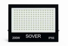 Refletor Led Sover 200w Branco À Prova Dágua