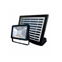 Refletor Led Taschibra Com Placa Solar Prime 01 Ip44 Preto Luz Branco Frio 6500K Refletor Led Taschibra Com Placa Solar Prime 01 Ip44 Preto Luz Branco Frio 6500K